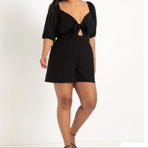 Eloquii Bodice Tie Romper